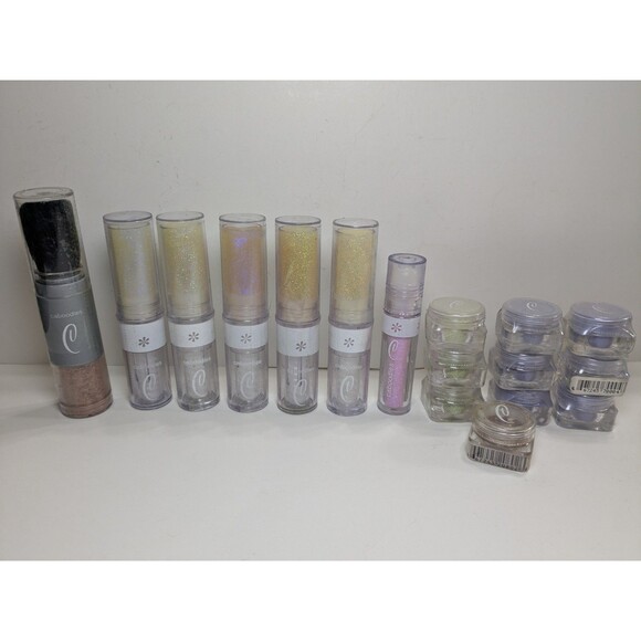 Vintage Caboodles Makeup Bronzer Scented Glitter Glitter Stick Shimmer Powder